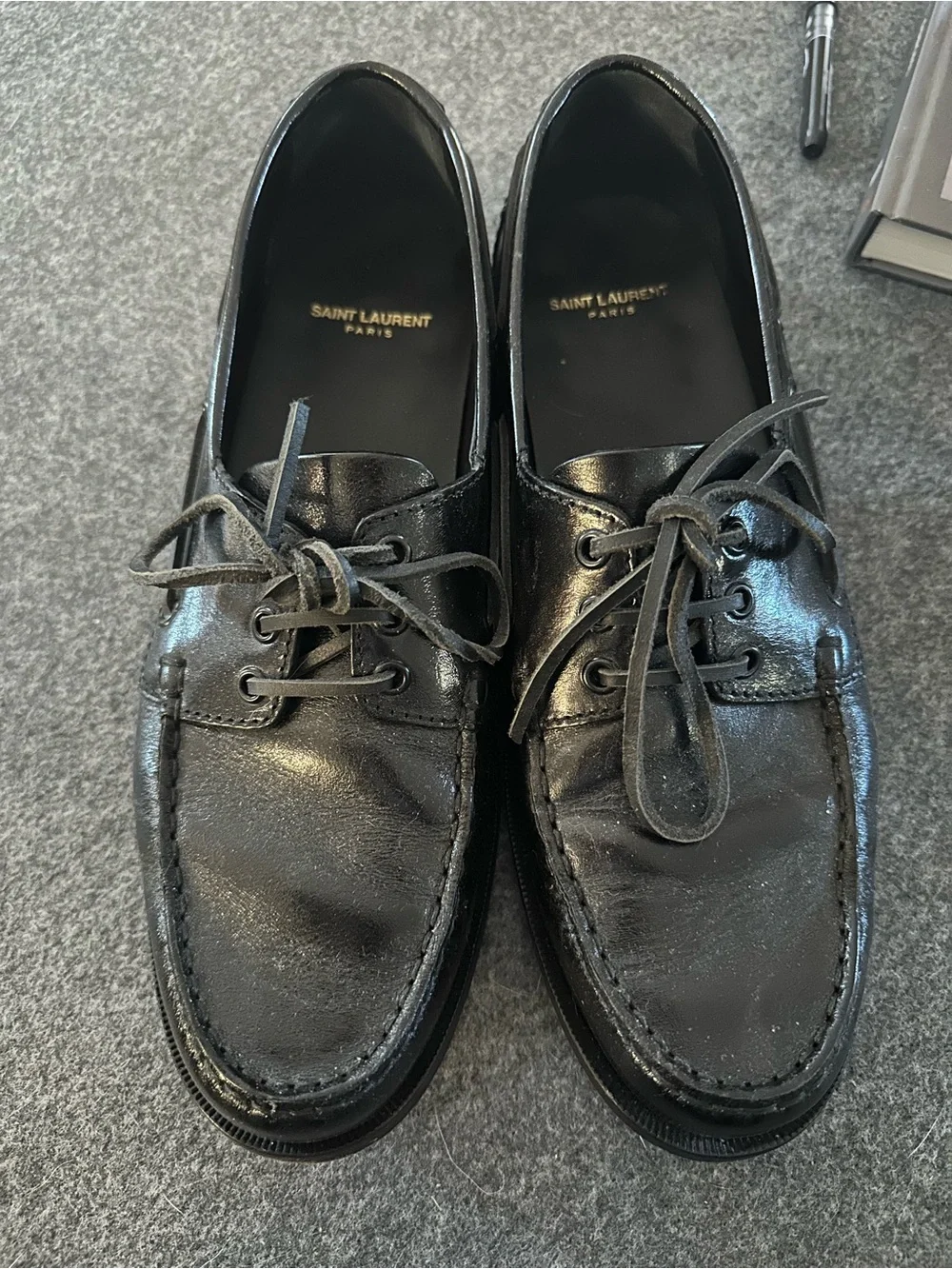 Saint Laurent All Leather Deck Shoes